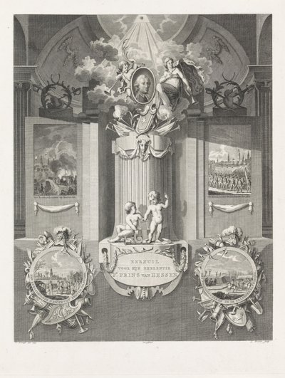 Jacques de Guise, Chronicles of Hainaut, Frontispiece by 1793 Cornelis